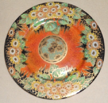 plaque Daisy orange